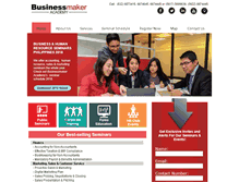Tablet Screenshot of businessmaker-academy.com